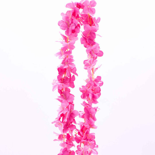 Artificial Hydrangea Garland-Fuchsia