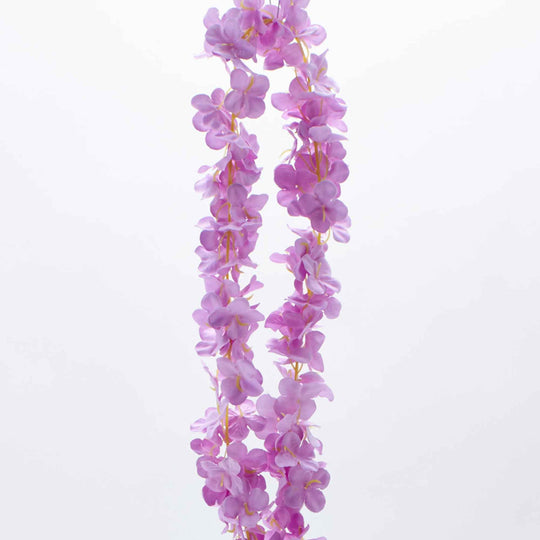 Artificial Hydrangea Garland-Lavender