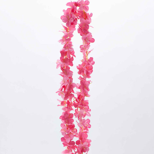 Artificial Hydrangea Garland-Pink