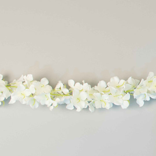 Artificial Hydrangea Garland-White