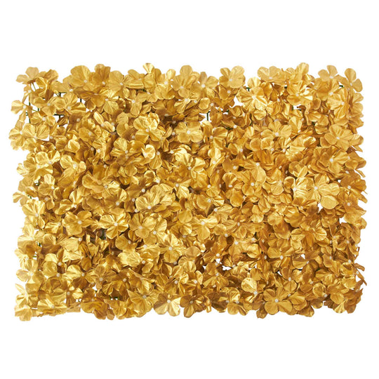 Artificial Hydrangea Mat - Gold