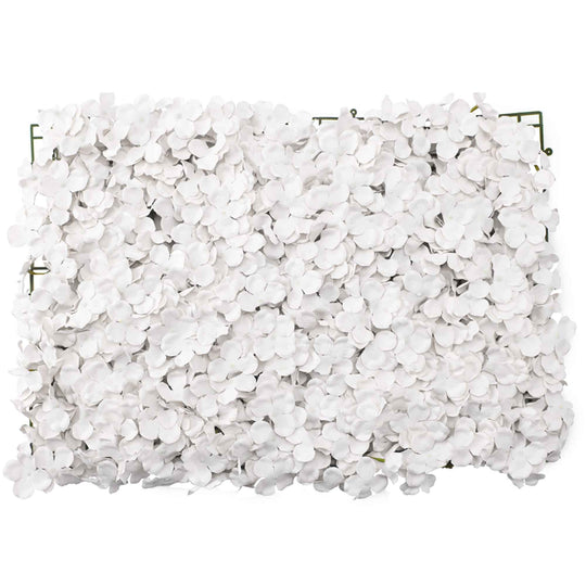 Artificial Hydrangea Mat - White