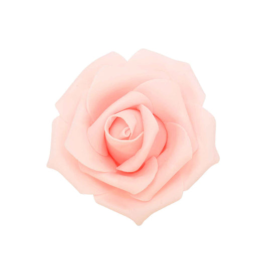Foam Rose 2.75" 12pc/bag - Blush