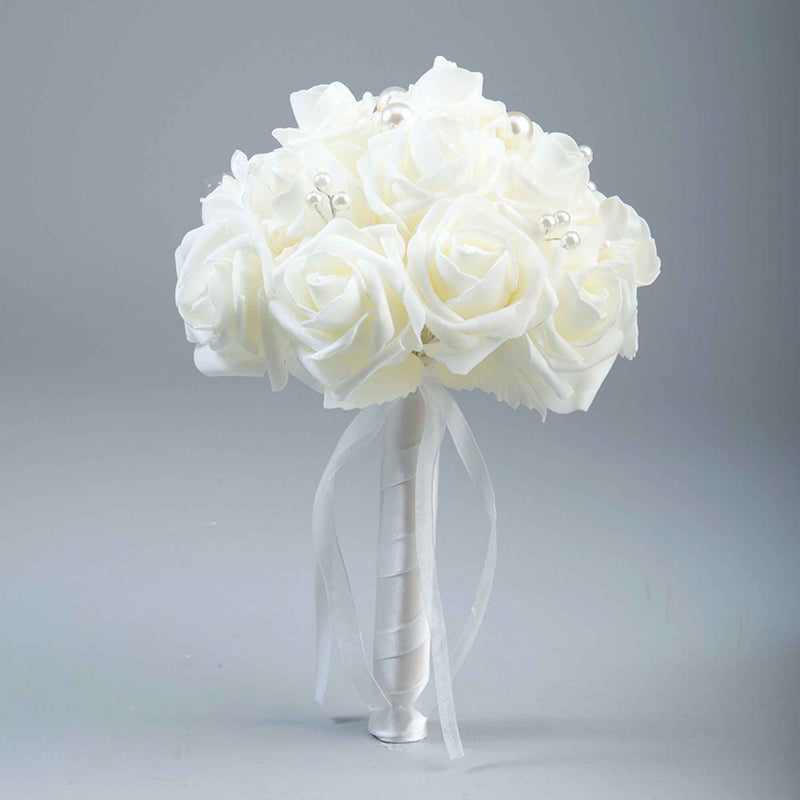 Artificial Bouquet with Pearls - Events and Crafts-Events and Crafts