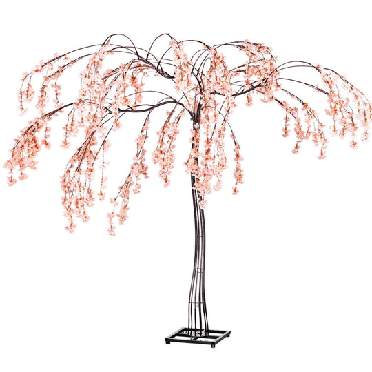 Wire Form Cherry Blossom Tree-Pink