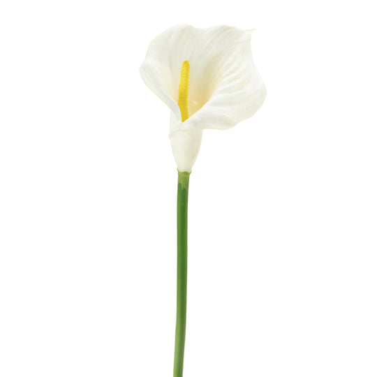 Artificial Large Cala Lily Stem - | Realistic Faux Flowers for Home Décor