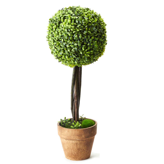 Artificial Boxwood Topiary Ball Bush 22½"