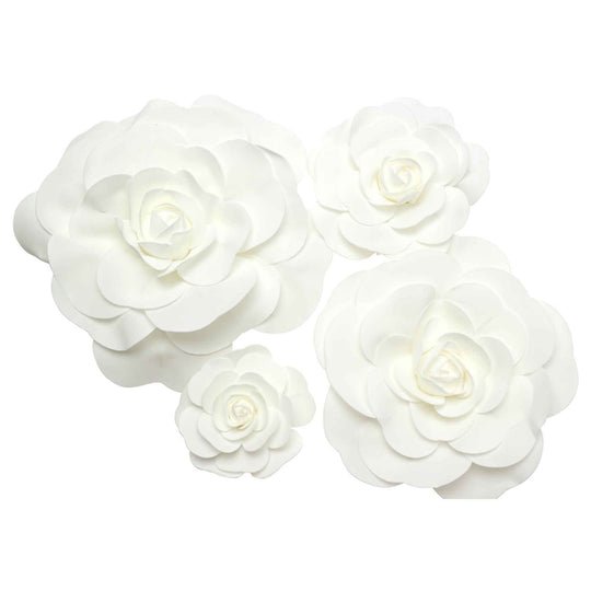 Giant Foam Flower Set-White