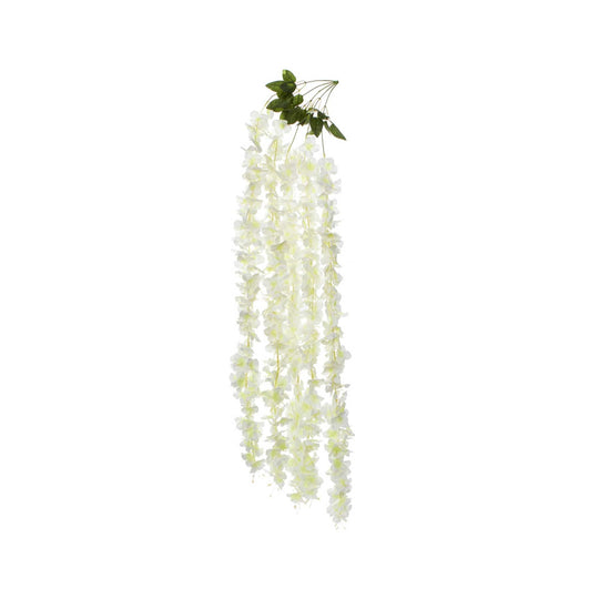 Artificial Wisteria Spray - Ivory