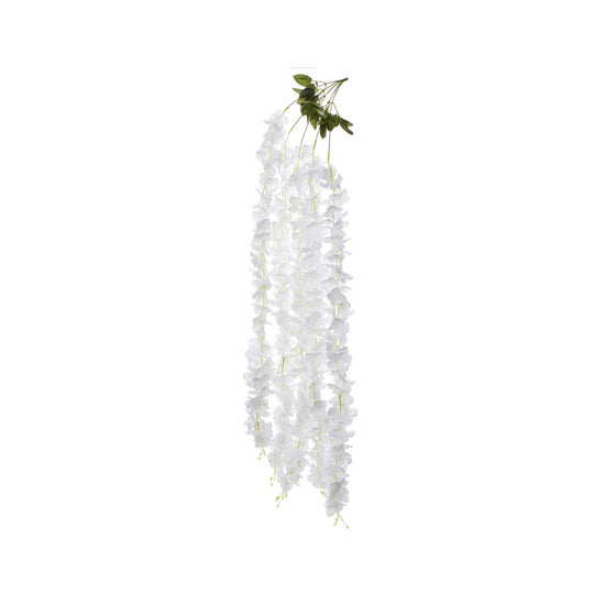 Artificial Wisteria Spray - White