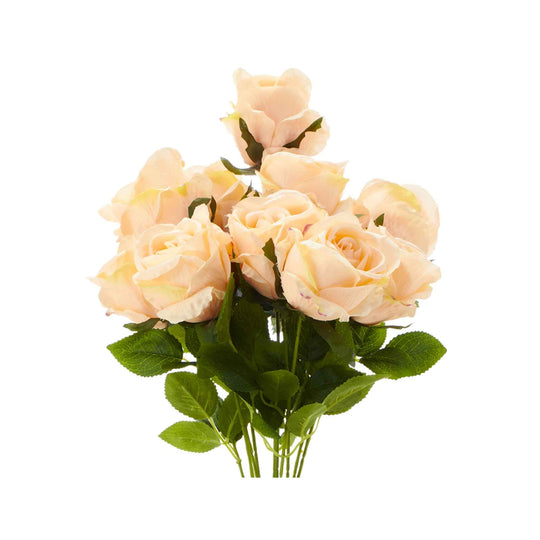 Artificial Rose Bundle - Peach
