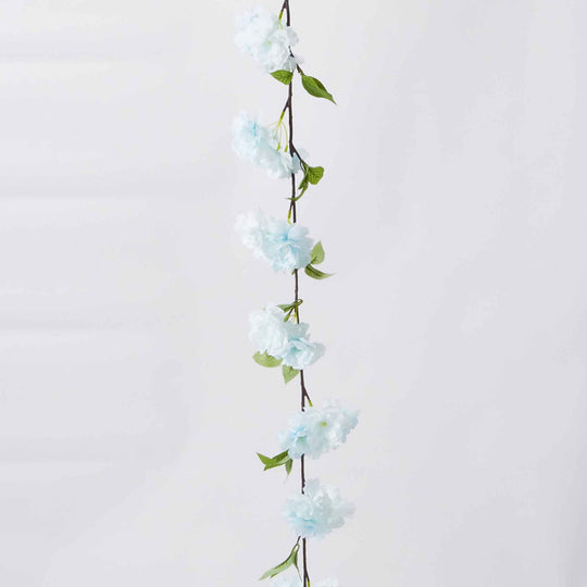 Economy Floral Garland-Blue