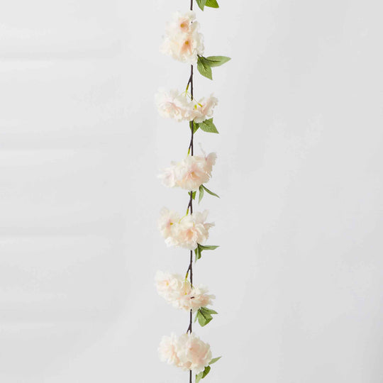 Economy Floral Garland-Peach