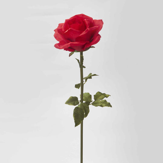 Jumbo Artificial Rose 42.5"-Red