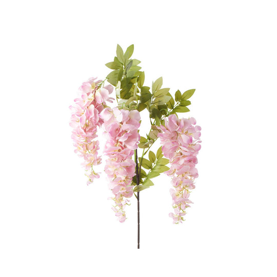 Artificial Wisteria Branch-Pink