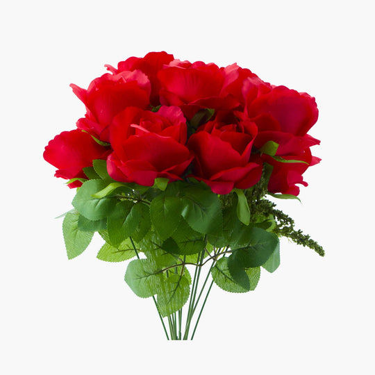 Artificial Rose Bouquet - 17 Inch