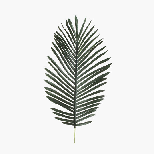 Artificial Feather Palm Leaves - 21 Inches - Set of 12
