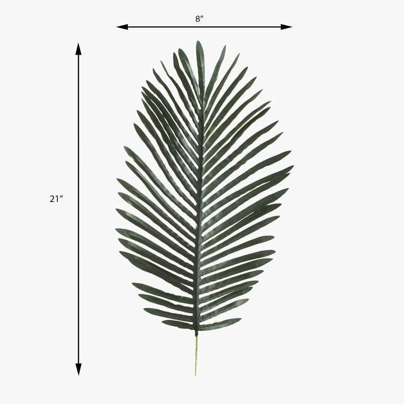 Artificial Feather Palm Leaves - 21 Inches - Events and Crafts-Events and Crafts
