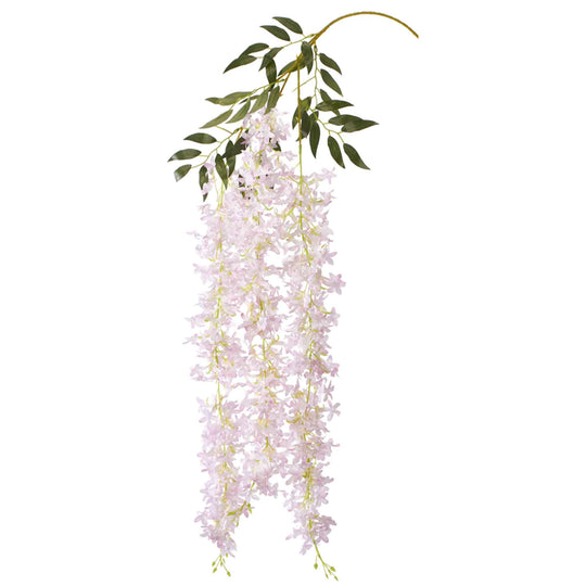 Artificial Wisteria Branch-Pink