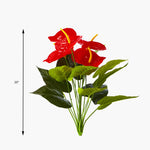 Artificial Anthurium Spray - Events and Crafts-Events and Crafts