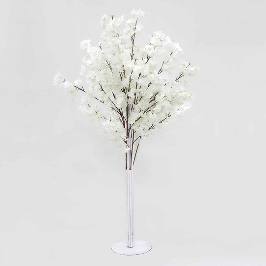 Economy Artificial Cherry Tree-White