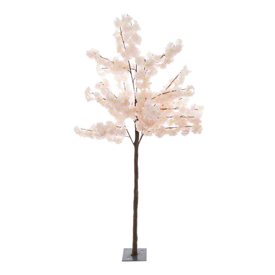 Artificial Flowering Cherry Blossom Tree 69" - Pink