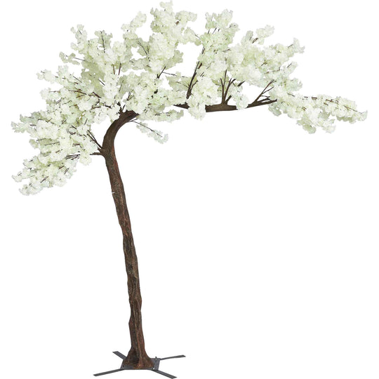 Artificial Grand Arch Cherry Blossom Tree - White