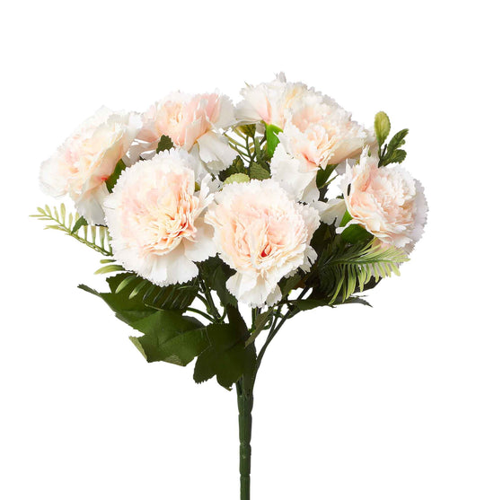 Artificial Carnation Spray-Blush