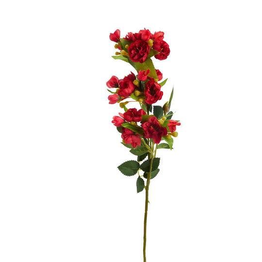 Artificial Camellia Branch - Red