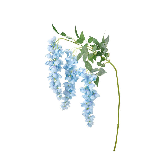 Faux Wisteria Branch-Blue