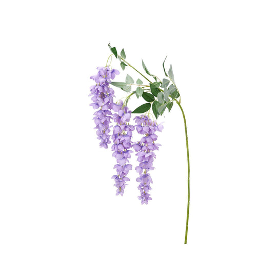 Faux Wisteria Branch-Lavender