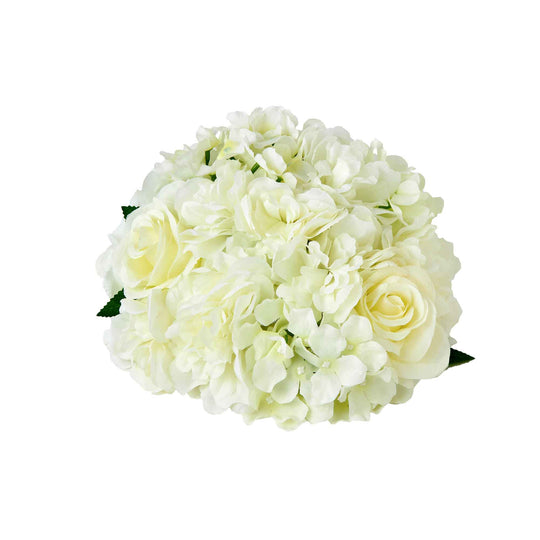 Artificial Hydrangea and Rose Half Ball