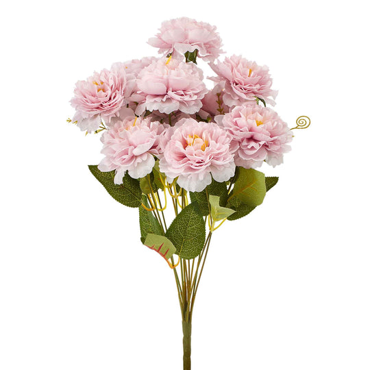 Artificial Camellia Bouquet 18" - Lavender