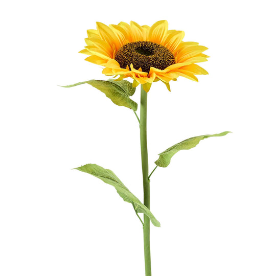 Artificial Sunflower Stem - Yellow