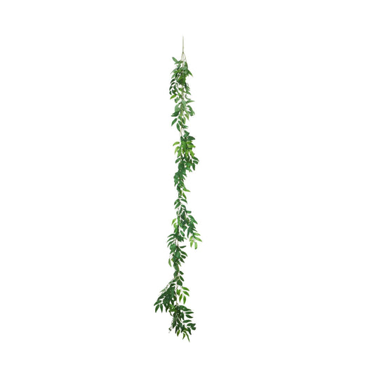 Artificial Weeping Willow Garland - Green