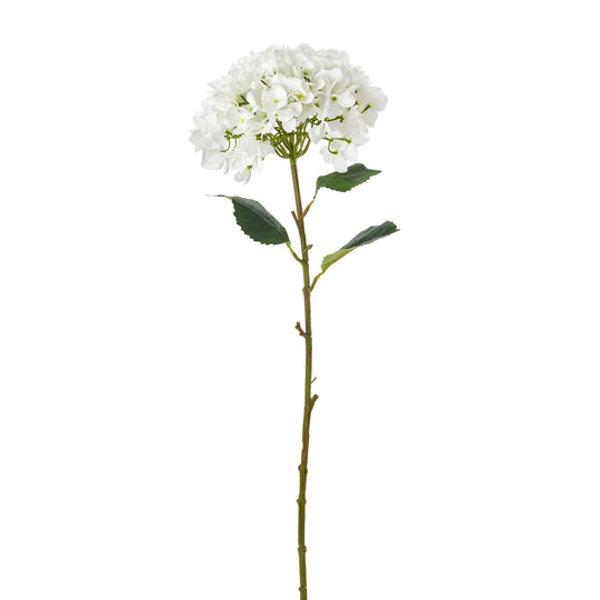 Jumbo Artificial Hydrangea - White