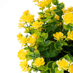 Yellow Artificial Boxwood Bouquet - Events and Crafts-Events and Crafts