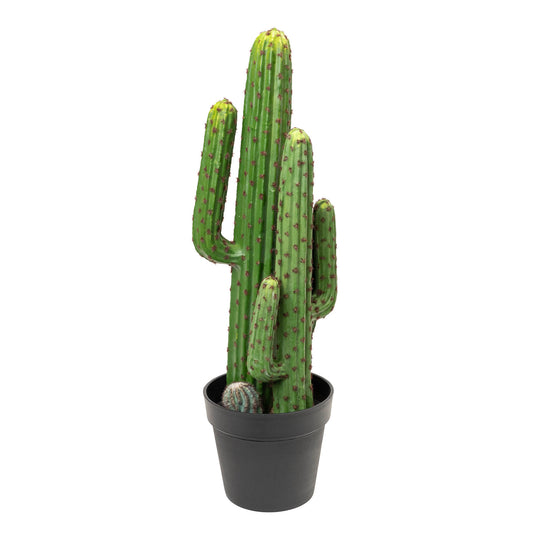 Faux Saguaro Cactus with Plastic Pot 28"