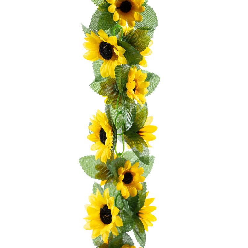 Faux Sunflower Garland - 6ft - Events and Crafts-Elite Floral