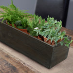Natural Cunninhamia Wood Planter Box - 11 ¾"L x 4" W x 4" H - Events and Crafts-Simple Elements