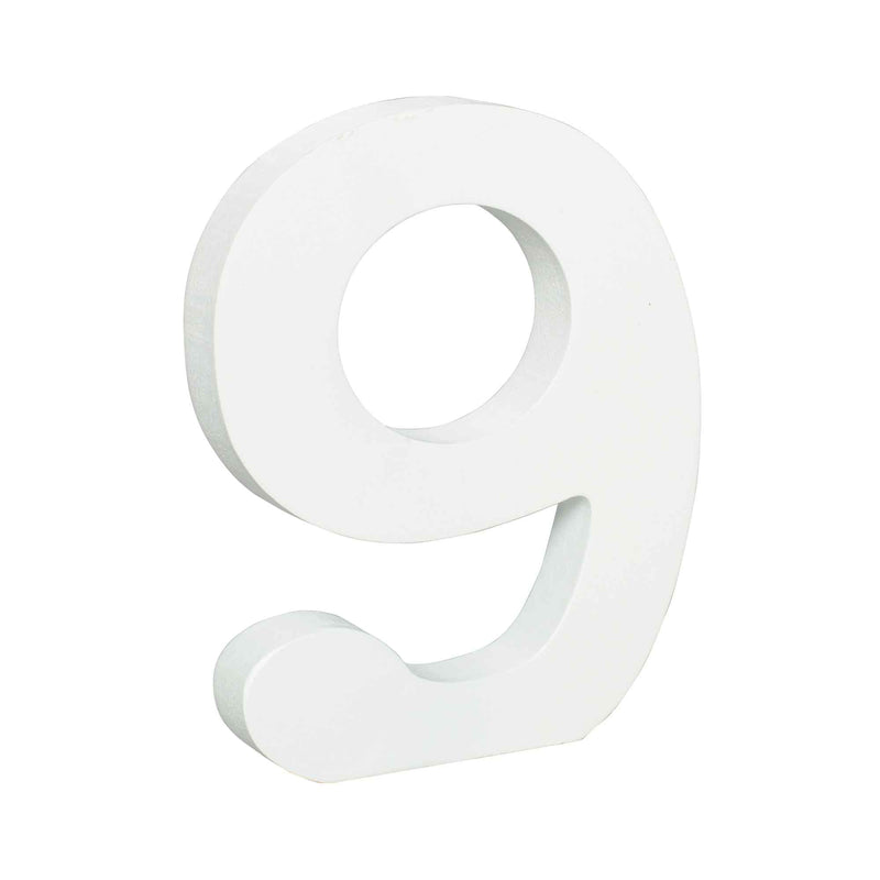 Wood Numbers - 9 - Events and Crafts-Events and Crafts