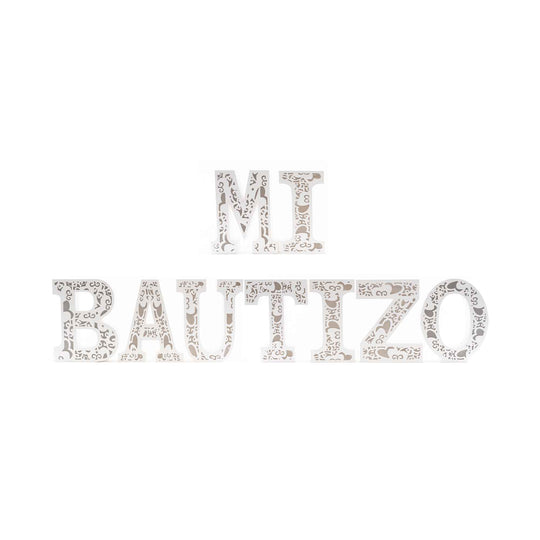 LED "MI BAUTIZO" Letters
