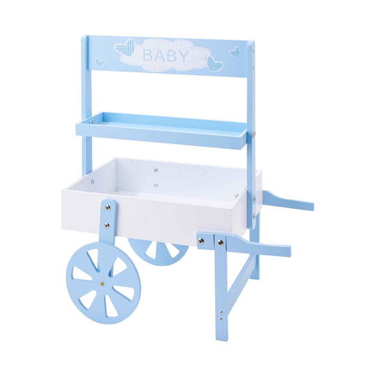Small Market Cart Centerpiece - Blue