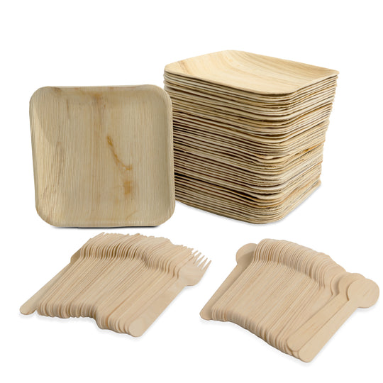 Bamboo Partyware Set
