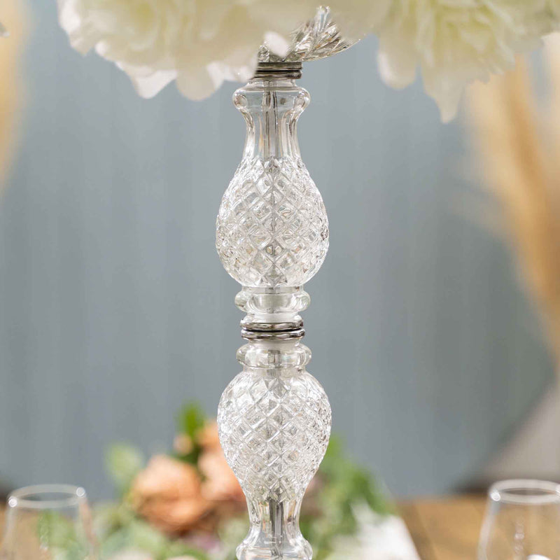 Elegant Crystal Candlestick - Events and Crafts