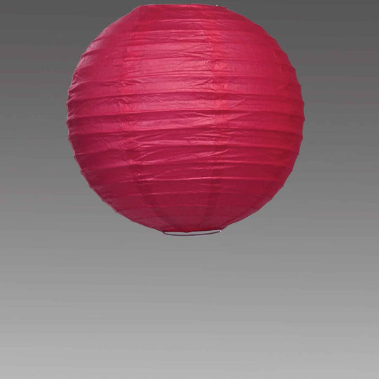 Eight Inch Paper Lantern - Fuchsia