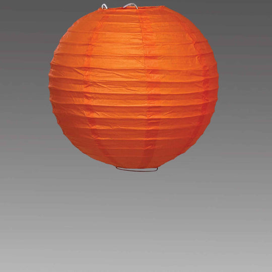 Eight Inch Paper Lantern - Orange