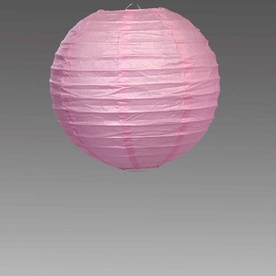 Eight Inch Paper Lantern - Pink