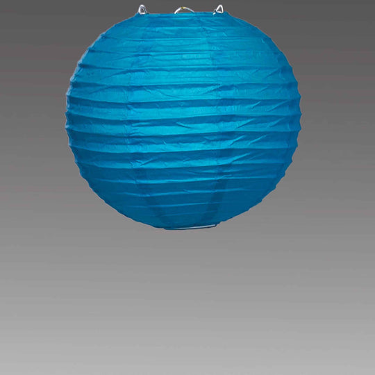 Eight Inch Paper Lantern - Turquoise