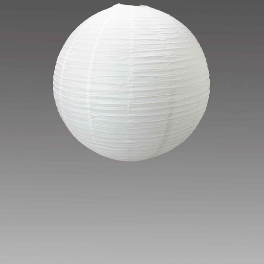 Eight Inch Paper Lantern - White